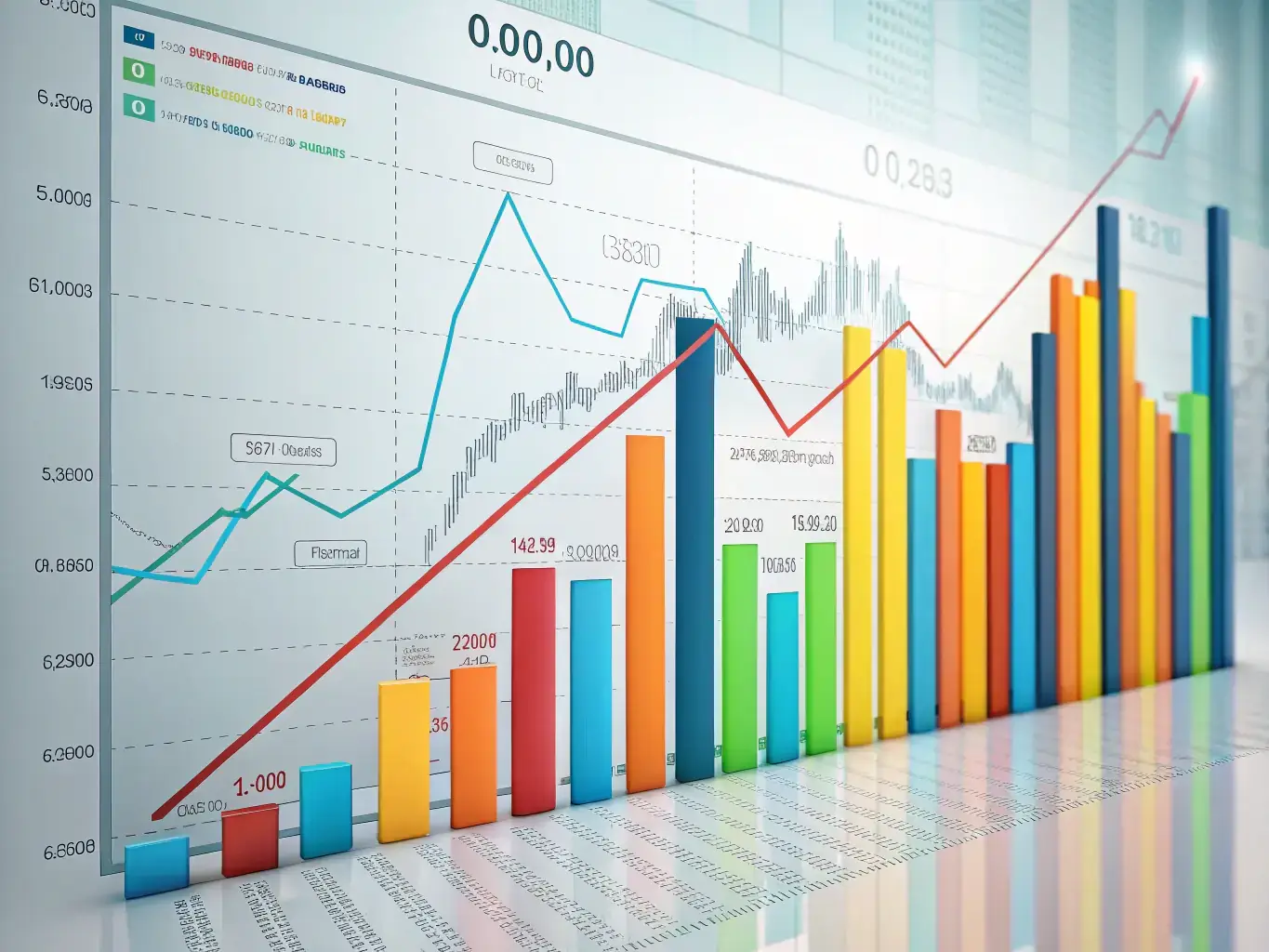 A graph showing cost savings and efficiency gains, illustrating the benefits of Lituplabs' cost-effective staffing solutions.